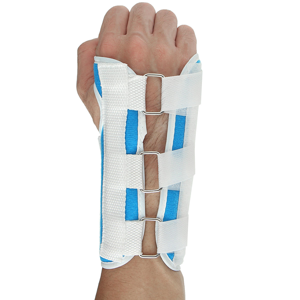 Carpal Tunnel Wrist Brace Support for Sprain, Arthritis, and Strain with Splint and Adjustable Strap