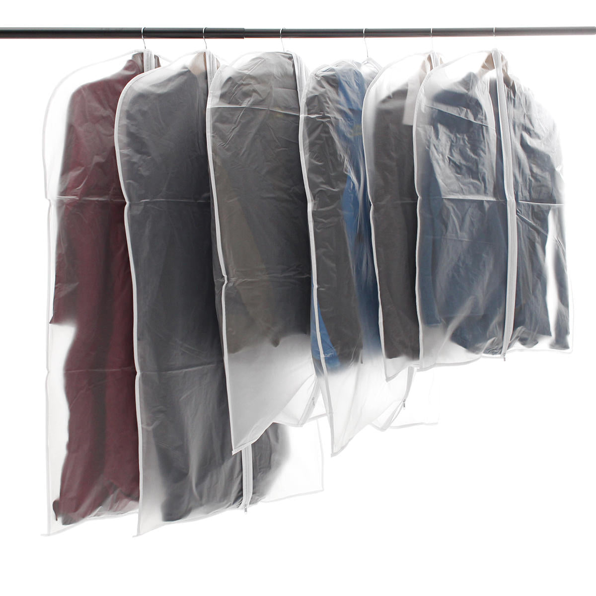 10x Suit Travel Garment Bags - Dress, Coat, Jacket Storage with Zipper