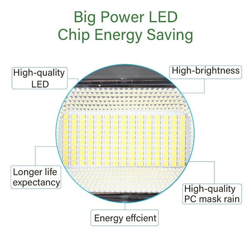 106/261/324 LED Solar Straßenlaterne mit PIR Bewegungssensor für Gartenwandlampe