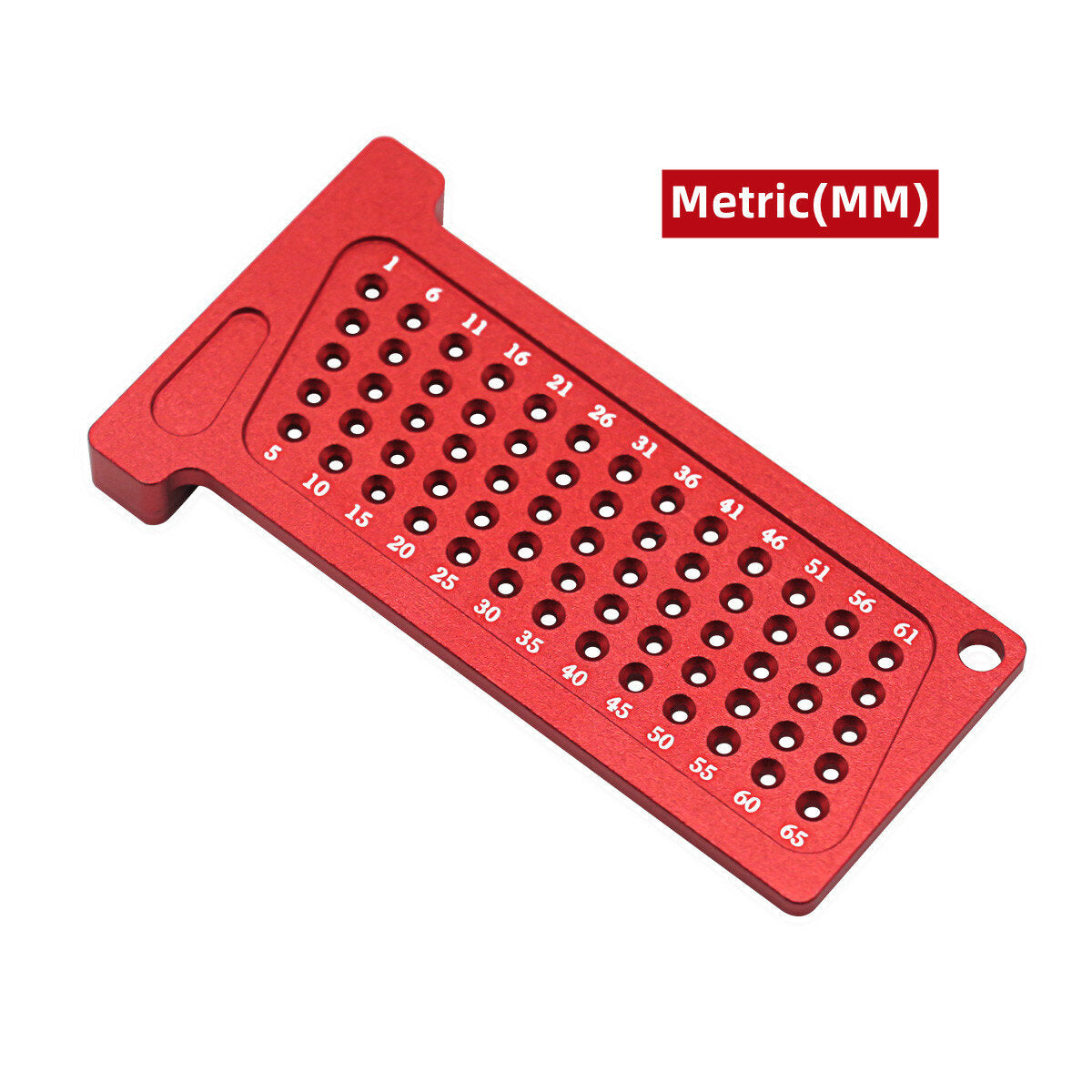 Precision T-Ruler for Woodworking - Metric/Inch Aluminum Scribe Tool