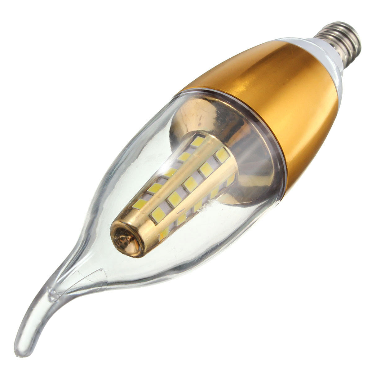 E27 E14 E12 B22 B15 6W 35 SMD 2835 LED Pure/Warm White Light Bulb AC85-265V