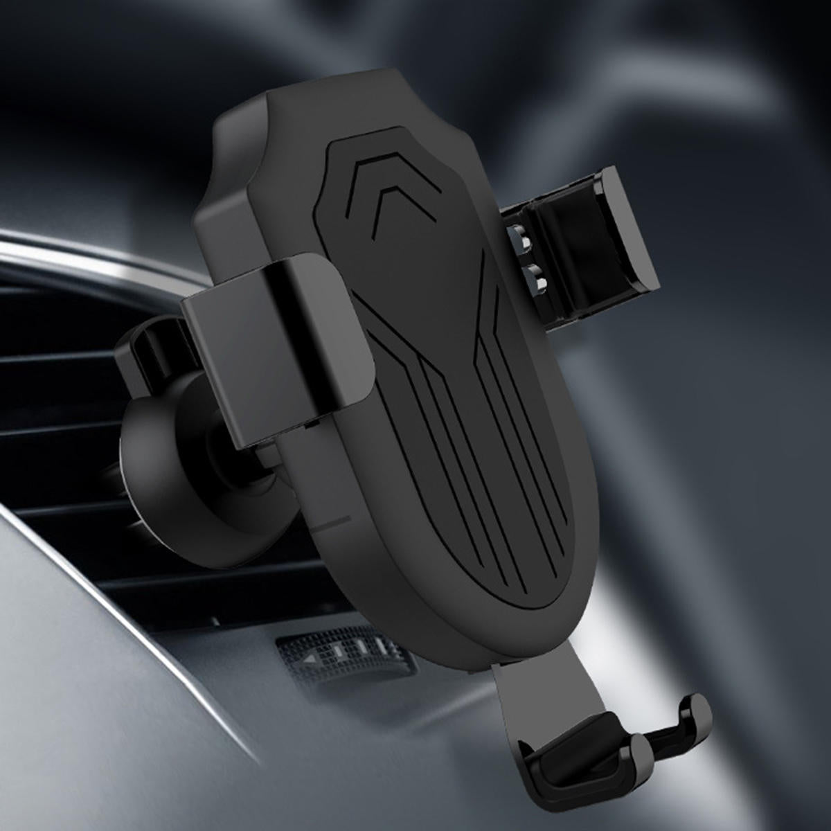 5W Qi Wireless Car Charger with Gravity Lock Air Vent Holder for iPhone & Mobile Phones