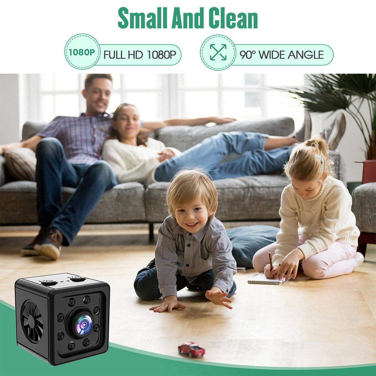 1080P Mini WIFI IP Camera - Wireless Surveillance, Remote Monitor, Mini Camcorder Video Security