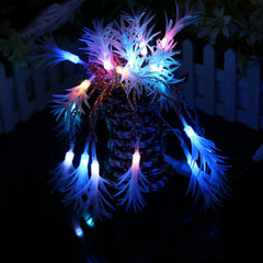 10M 38LED Seaweed Shape String Lights for Garden, Party, Wedding, Holiday Decoration