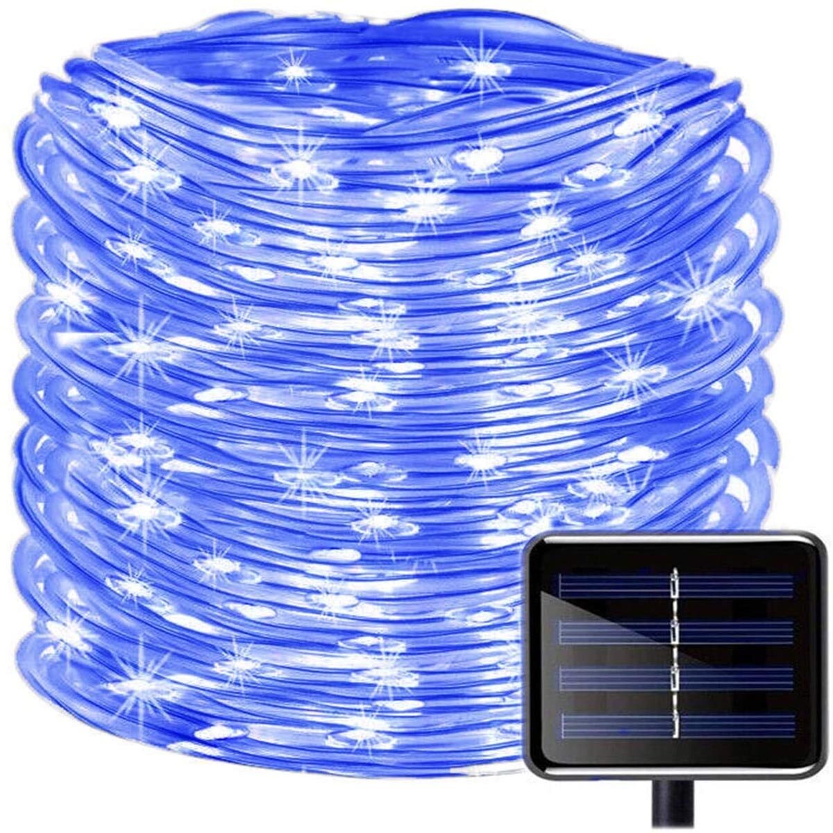 12m 50 LED Solar String Lights, 8 Modes, Colorful, Waterproof, for Yard, Party, Wedding Decor