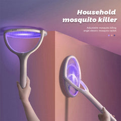 5-in-1 Mosquito Killer Lamp - 3500V Bug Zapper, Rechargeable Fly Swatter with USB Charging