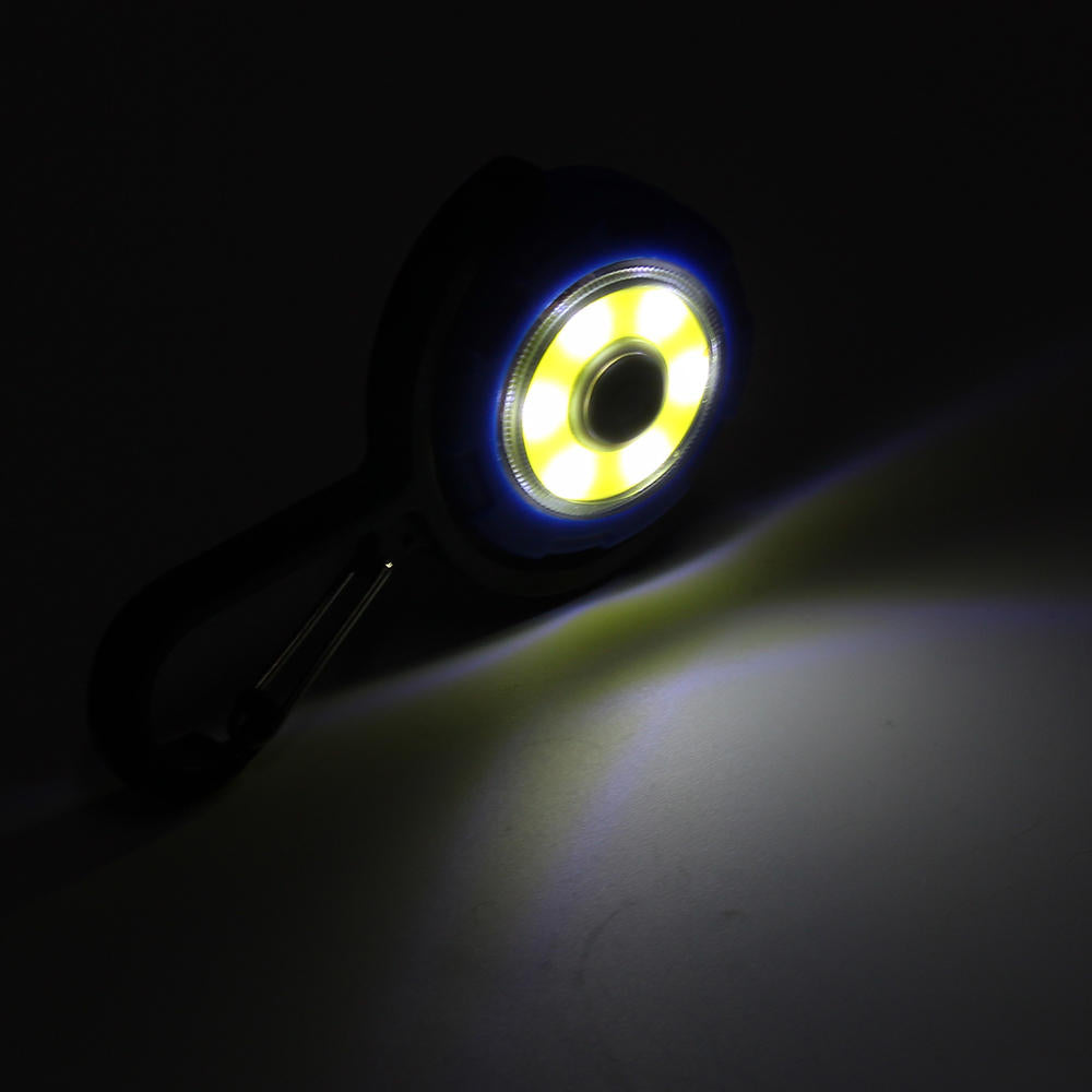 Mini COB Keychain Flashlight - Portable Night Light for Outdoor Hiking and Camping Emergencies