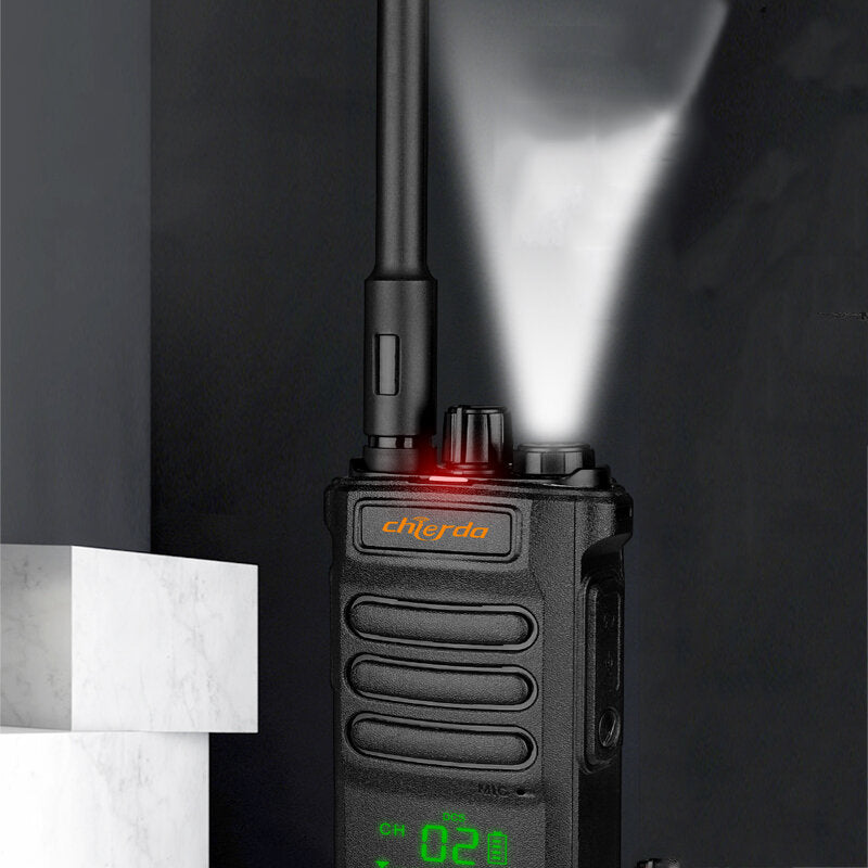 10W 2500mAh Professional Walkie Talkie with LED Display, Flashlight, 400-480MHz, Portable Two-Way Radio for Outdoor Use