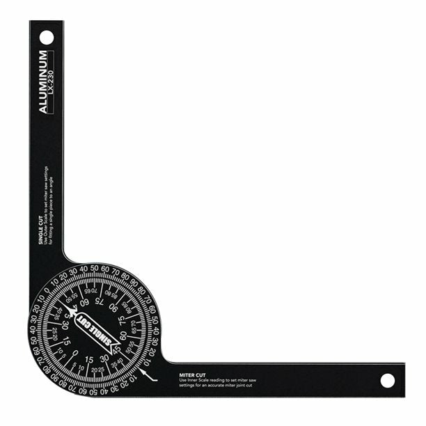Aluminum Miter Saw Protractor with Digital Angle Finder for Woodworking