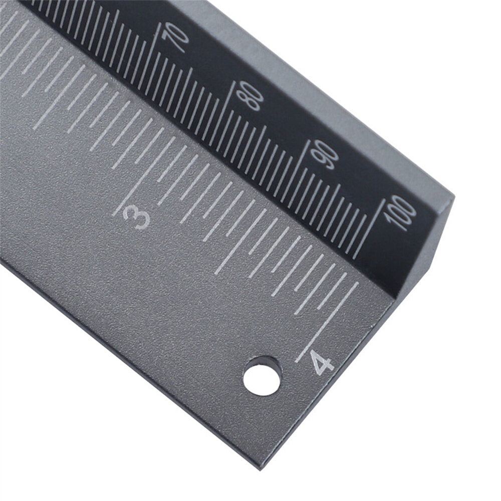 Magnetic Aluminum Depth Stop Collar Locator - Woodworking Gauge for Drill Bit & Saw Blade Height