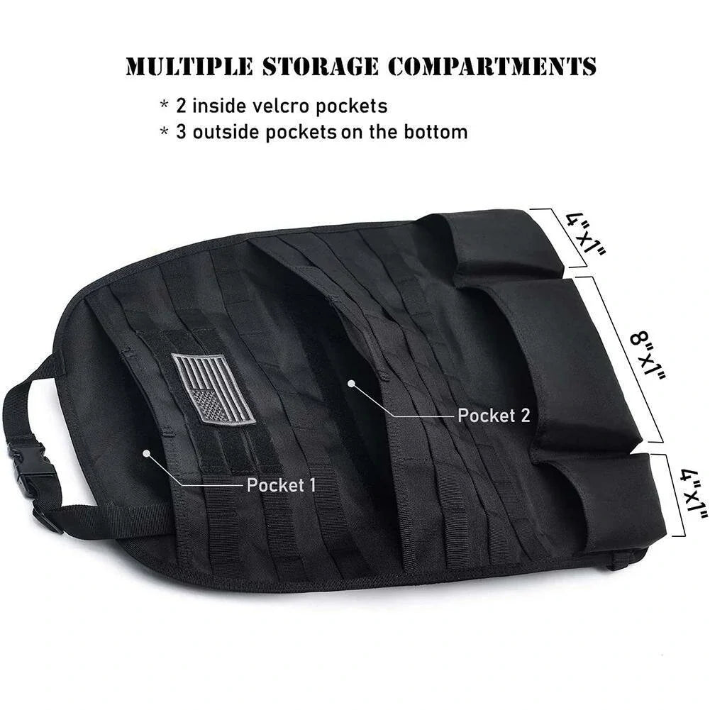 Universal Car Backseat Organizer: Multi-functional Storage Bag & Seat Cover