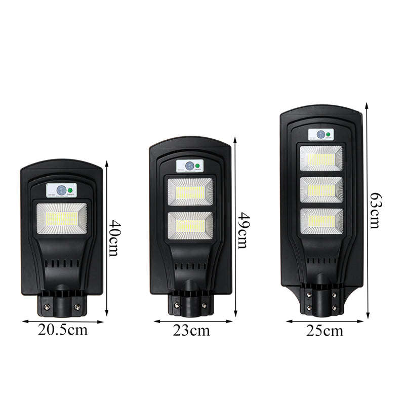 150/300/450 LED Solar Street Light with PIR Motion Sensor for Outdoor Garden, Road, and Wall Lighting