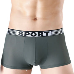 Men's Casual Ice Silk Breathable Soft Boxers - Ultra Thin Health Care Underwear