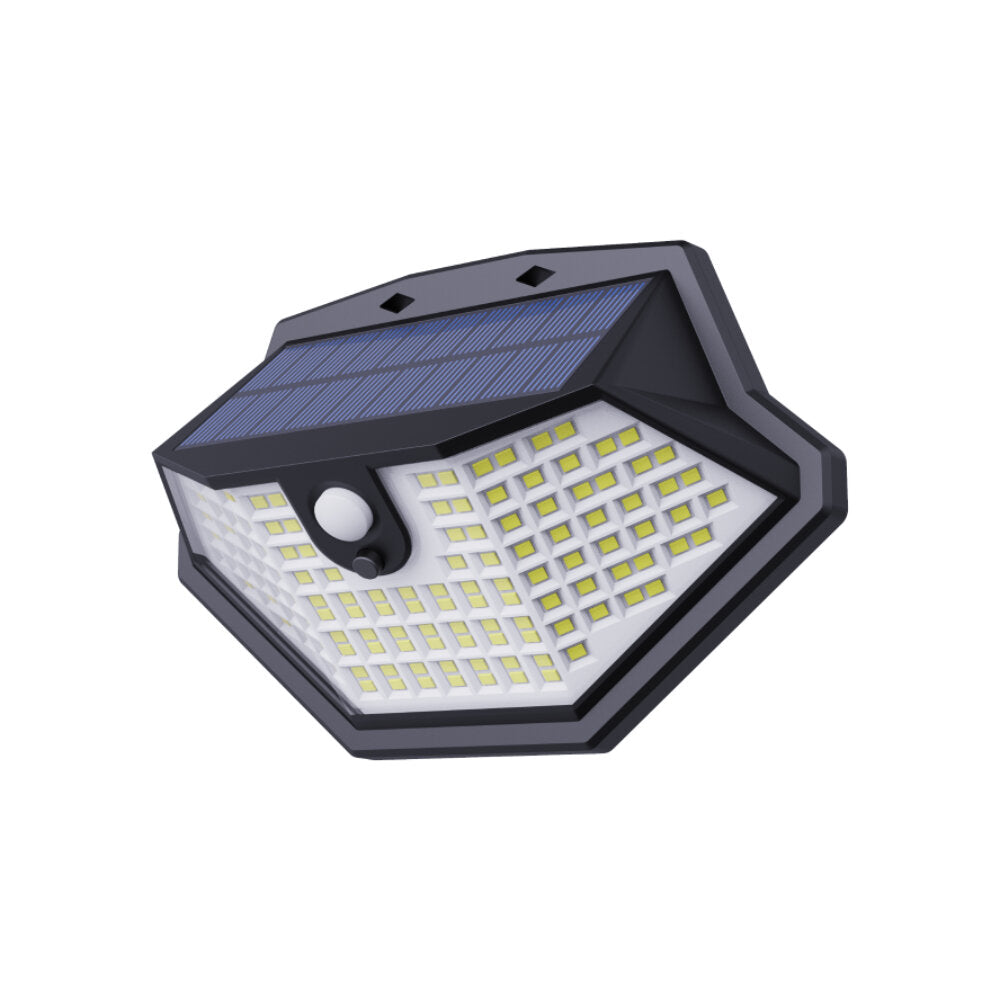 134 LED Solar Light with 3 Modes, PIR Motion Sensor, IP65 Waterproof Wall Lamp