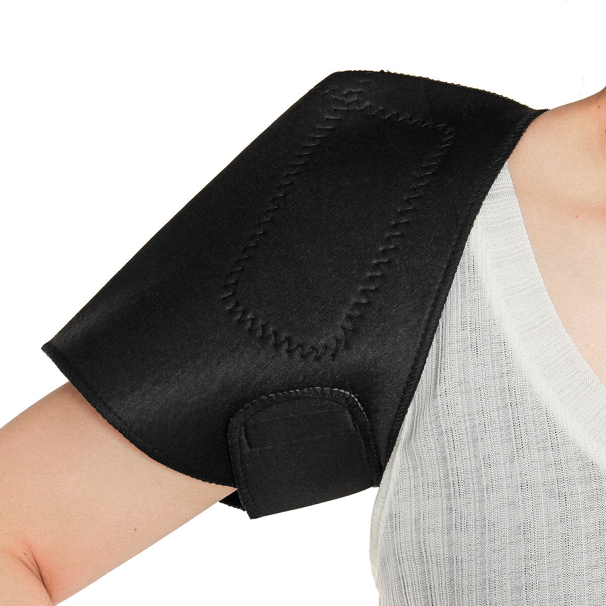 Self-Heating Magnetic Therapy Shoulder & Neck Belt with Tourmaline for Pain Relief Massage