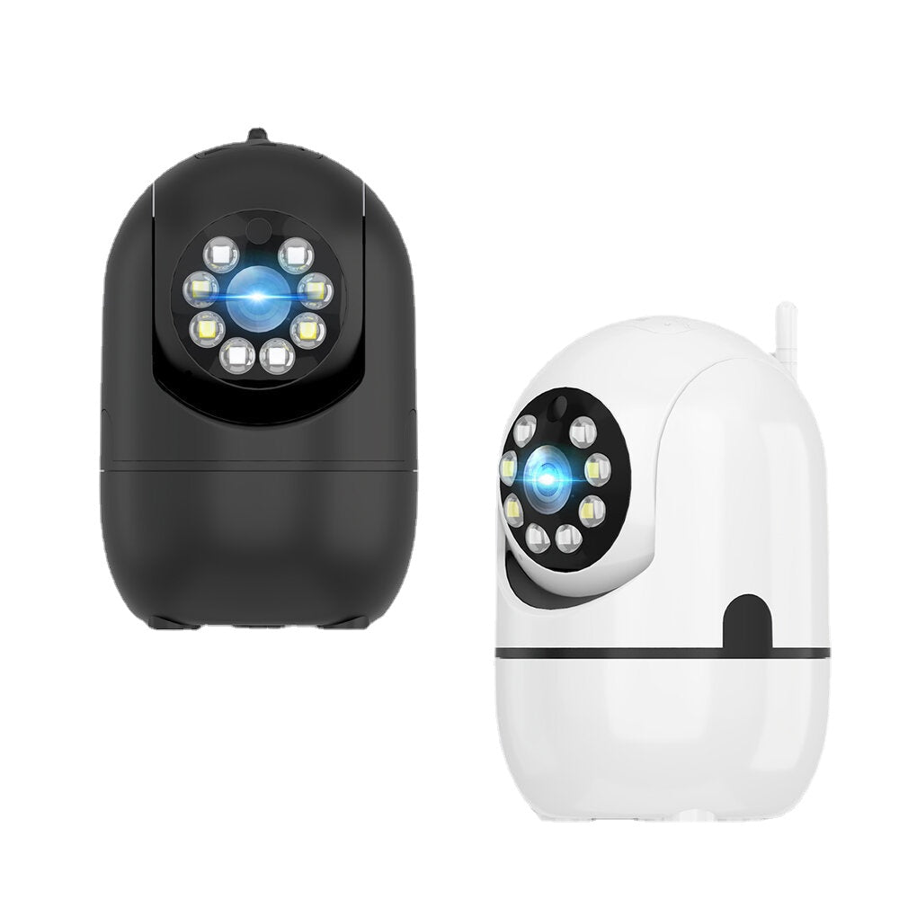 1080P Indoor PTZ WiFi IP Camera with Two-Way Audio, Cloud Storage, Night Vision, Waterproof, Dual Light Source, Baby Monitor