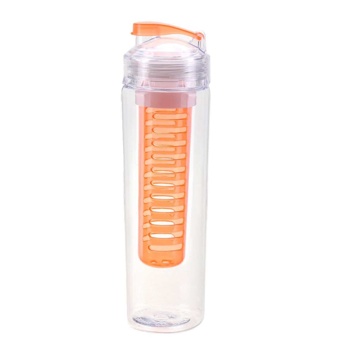 800ML Portable Clear Sport Fruit Infuser Water Bottle with Lemon Juice Filter