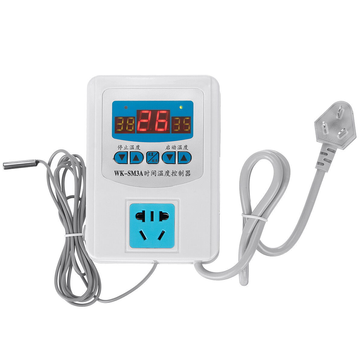 220V 2000W SM3A Digitalanzeige Mikrocomputer Intelligenter Thermostat Temperaturregler