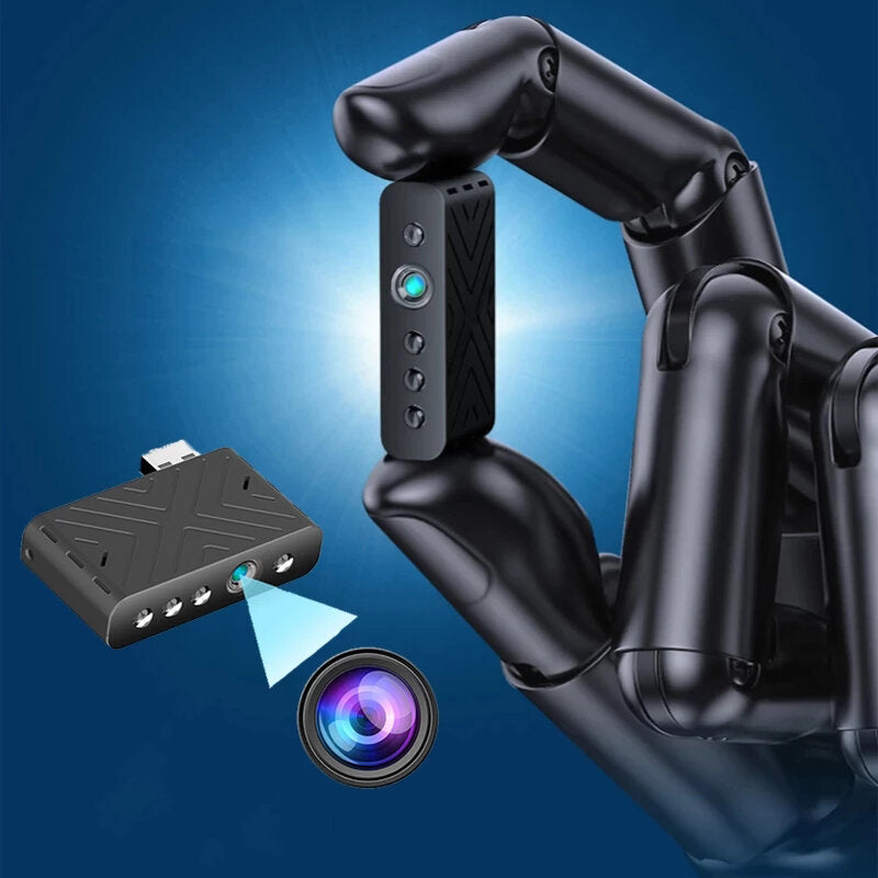 1080P HD Mini USB Camera with WIFI, 100 Degree Viewing Angle, Plug and Play, Infrared Night Vision