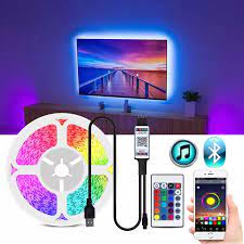 1m/2m WiFi Smart LED Strip Light, 16 Million Colors, US/EU Plug, Christmas Decorations, Clearance Christmas Lights