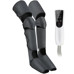 Electric Leg Massager with Pneumatic Air Wave, Hot Compress for Knee & Calf - Beauty Device & Squat Rack Included