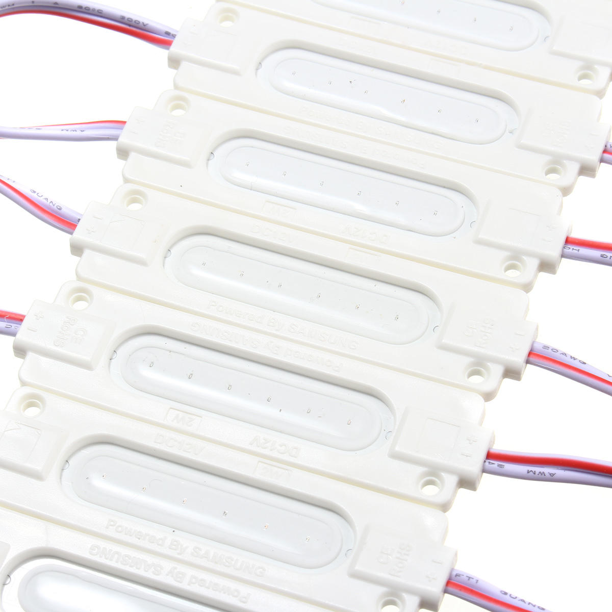 10 PCS wasserdichte COB LED-Modul-Streifenlichter für Fenster-Schaufensterbeleuchtung, DC12V