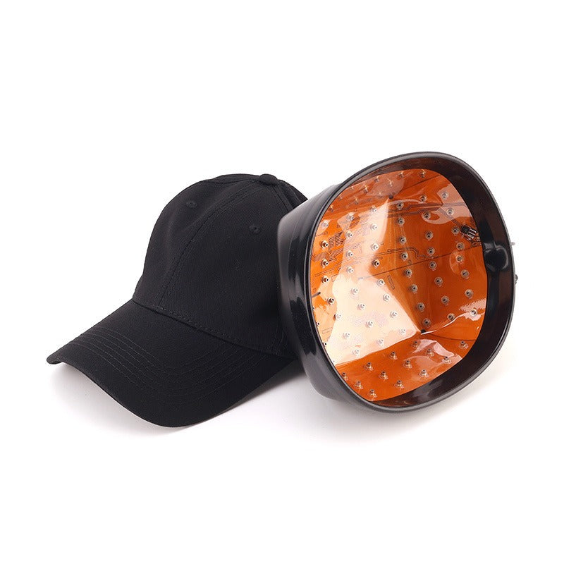 Hybrid Laser & LED Hair Growth Cap for Men & Women, 650nm Red Light Therapy Scalp Device for Thinning Hair & Hair Regrowth