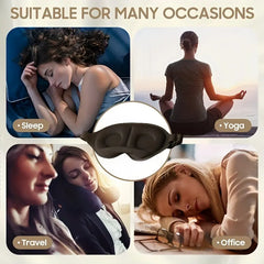 3D Eye Mask for Sleeping - Breathable, Fatigue Relief, Adult & Kids Sizes