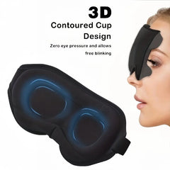 3D Eye Mask for Sleeping - Breathable, Fatigue Relief, Adult & Kids Sizes