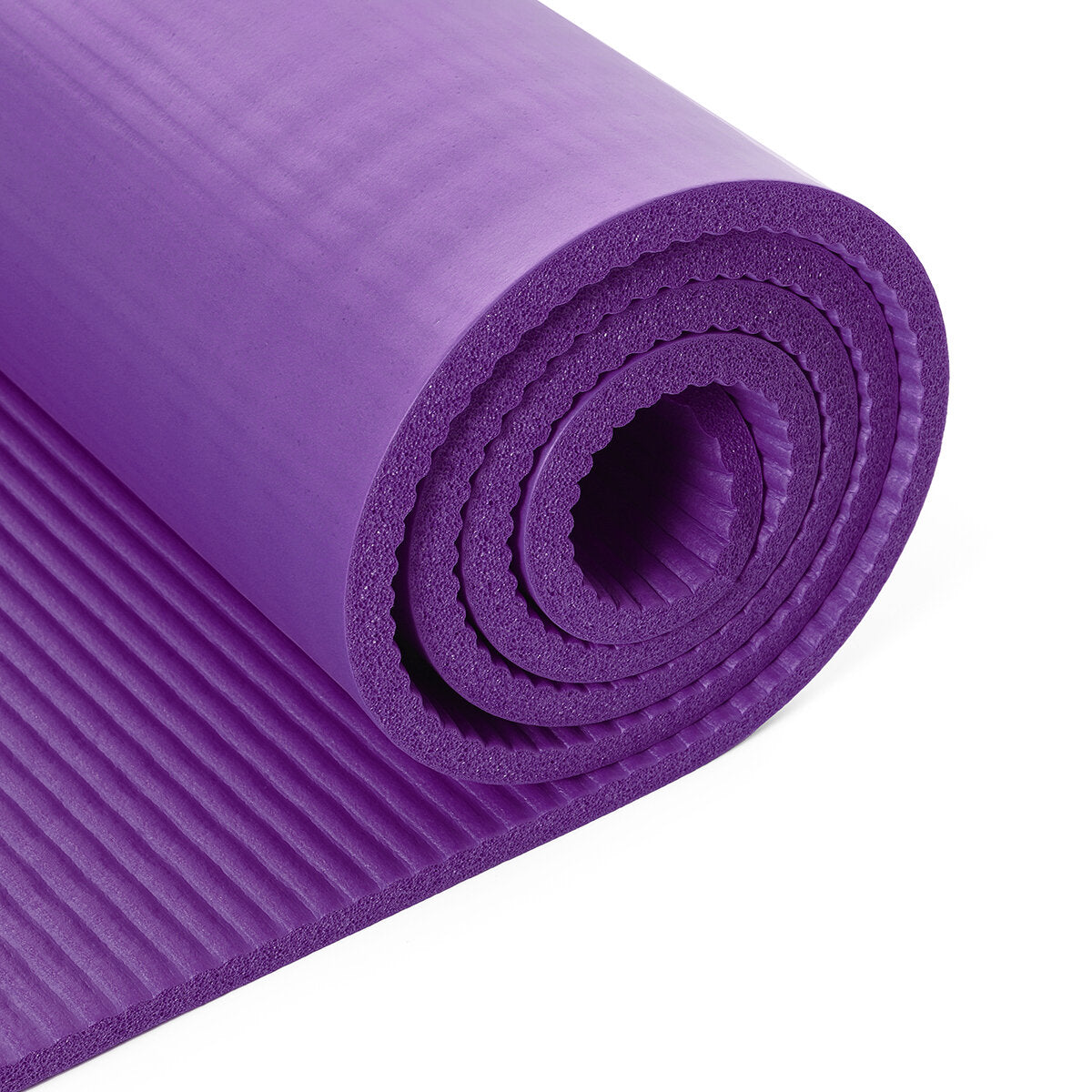 10mm Non-Slip Yoga Mat - Tasteless, Thick Fitness Pilates Mat for Home Gym and Sports