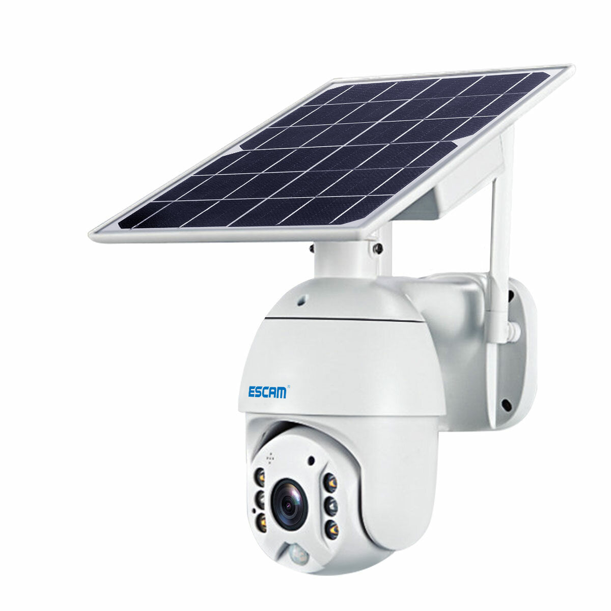 1080P IP Camera with Solar Panel, Cloud Storage, Full Color Night Vision, Two-Way Audio, PIR Alarm, IP66 Waterproof, WIFI