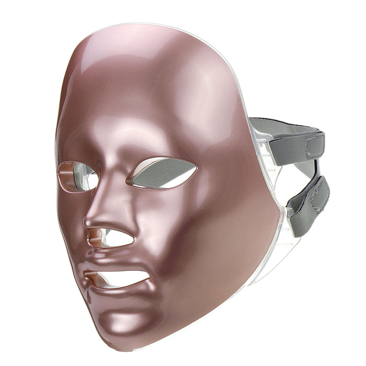 Rose Gold 7-Color LED Light Photon Face Mask - Beauty Machine for Photon Therapy and Treatment