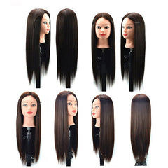 23" Hairdressing Training Mannequin Head with Free Clamp for Salon Styling Practice