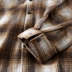 Men's New Fashion Plaid Hooded Long-Sleeve Shirts Coats - Loose Fit, Sanding Print