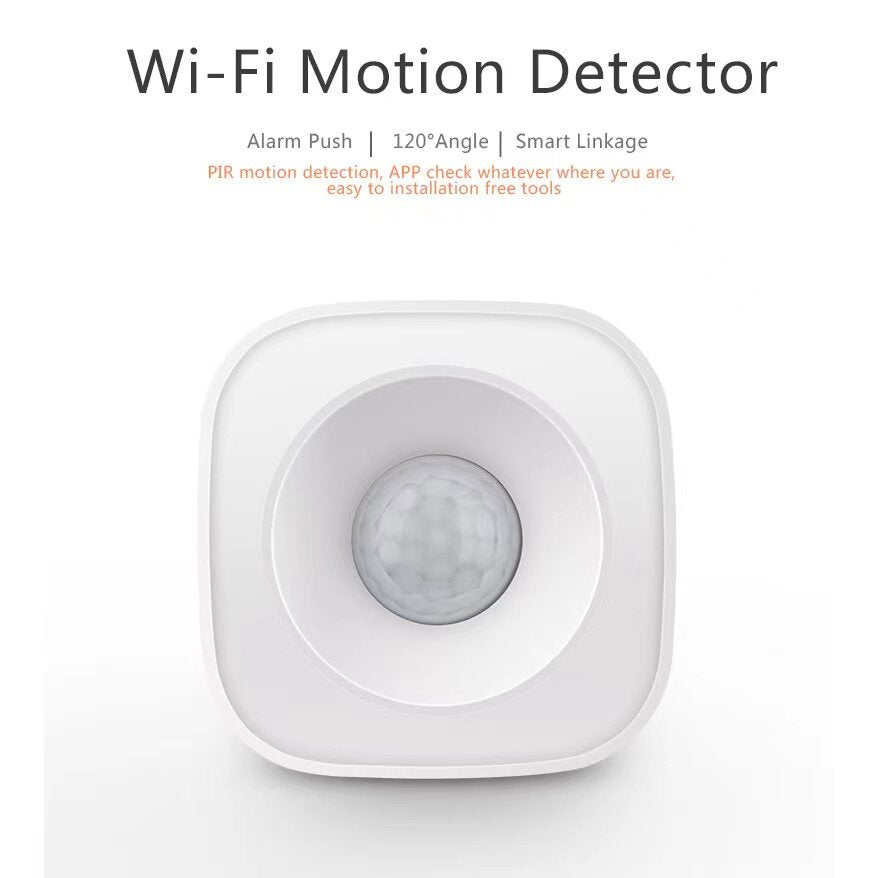 WiFi Human Body Sensor: Wireless PIR Motion Detector for Tuya Smart Life App