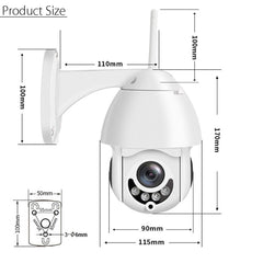 HD 1080P Wireless IP Camera, Waterproof, WiFi, Night Vision, Security for Home & Outdoor/Indoor Use