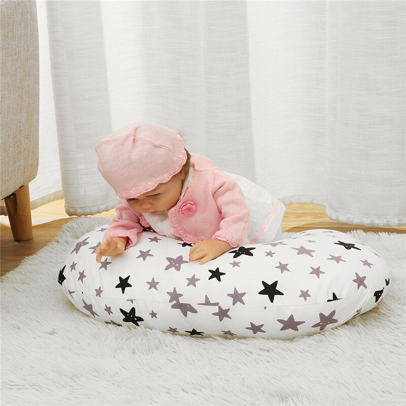 Adjustable Multifunction Nursing Pillow Cover for Newborn Baby Breastfeeding - Washable and Layered Slipcover