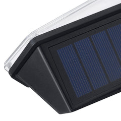 104LED Solar Powered Wall Light with PIR Motion Sensor - Outdoor Security Flood Lamp