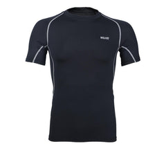 Breathable Quick-Dry Outdoor Cycling Jersey - Short Sleeve, Elastic, Tight Fit Bicycle Clothes