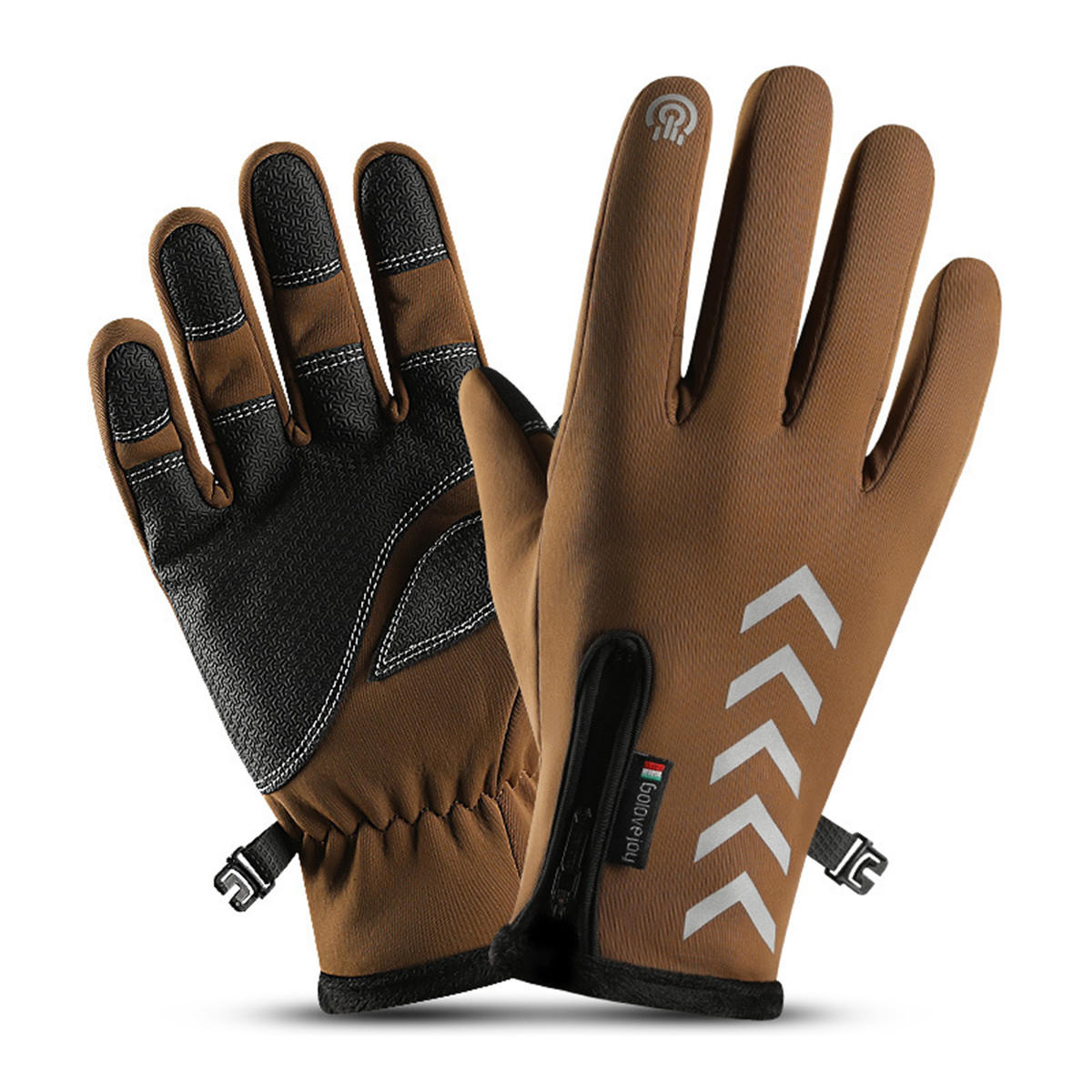 Windproof Thermal Touchscreen Skiing Gloves - Anti-Slip, Breathable, Warm Wind-Stopper Gloves