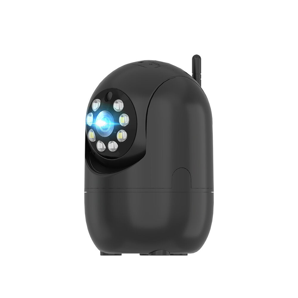 1080P Indoor PTZ WiFi IP Camera with Two-Way Audio, Cloud Storage, Night Vision, Waterproof, Dual Light Source, Baby Monitor