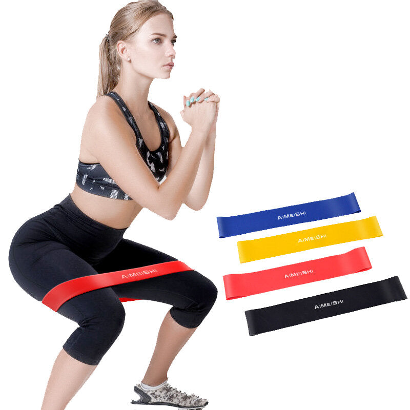 3Pcs Set Yoga Resistance Bands 20lb, 30lb, 40lb - Stretching Rubber Loops for Exercise, Pilates, Fitness Equipment