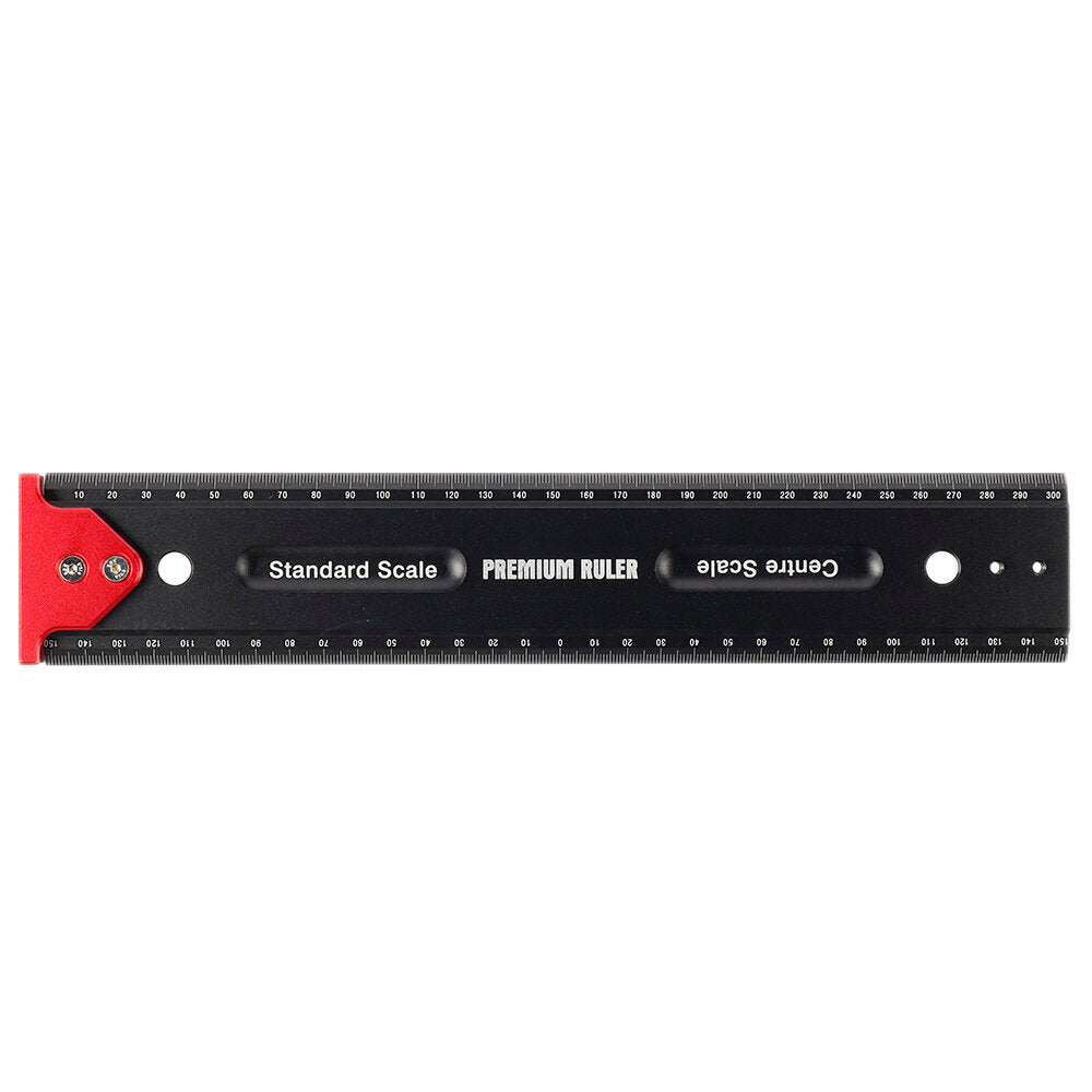 High Precision T Ruler for Woodworking - Durable Measuring Tool with Hook Stop