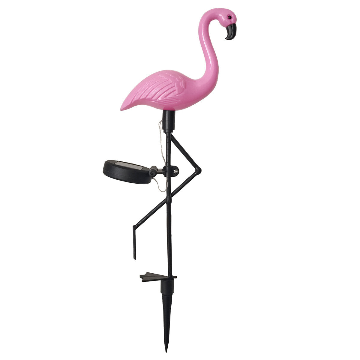 1/3 Stück rosa Flamingo-Solar-Gartenstecker für Rasen, Terrasse, Hof, Gehweg, Landschaftsweg