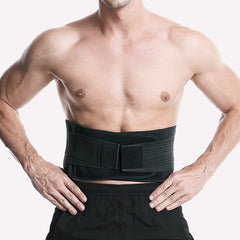 Adjustable Waist Support Belt with Heat Compression, Lumbar Brace, and Steel Plate for Squats and Intervertebral Disc Protection