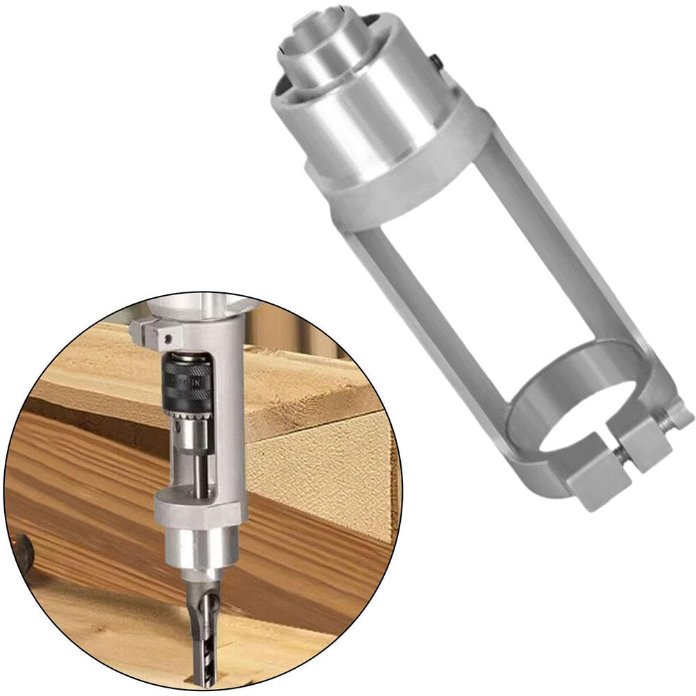 Durable Cast Aluminum Square Hole Drill Bit Adapter - Easy Installation & Precise Fit