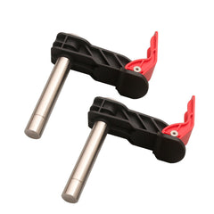 2-Pack 19mm/20mm Bench Dog Clamps for MFT Table & T-Track - Stainless Steel Clamping Tools