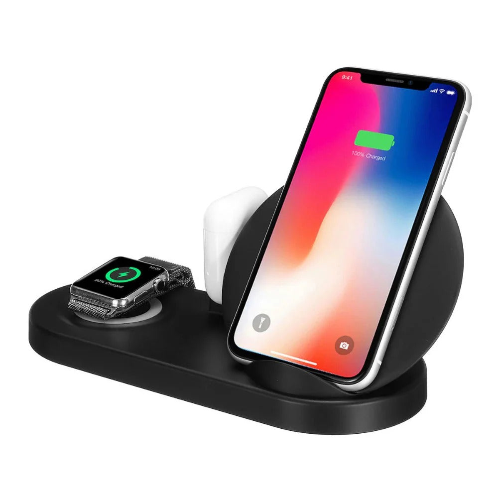 5-in-1 Qi Wireless Charger for iPhone 13, Apple Watch 7, and AirPods Pro