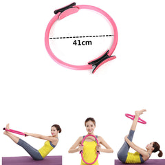 5-Piece Resistance Bands & Pilates Ring Set - Elastic Bands for Fitness, Yoga, and Exercise