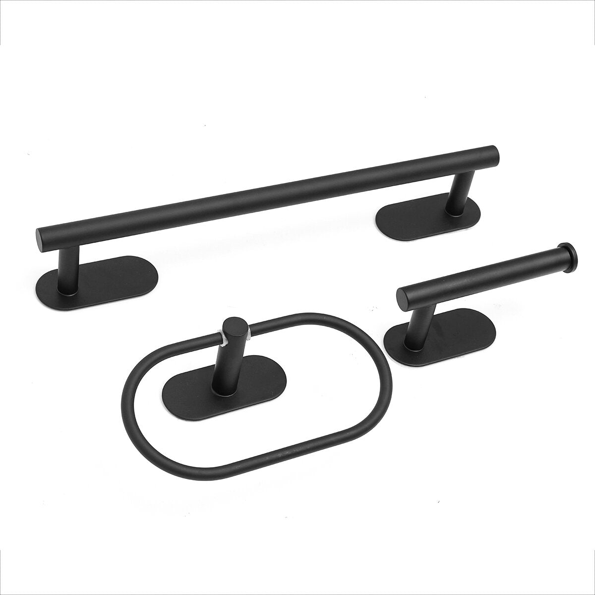 Wall-Mounted Stainless Steel Towel Rack and Paper Holder for Bathroom and Toilet